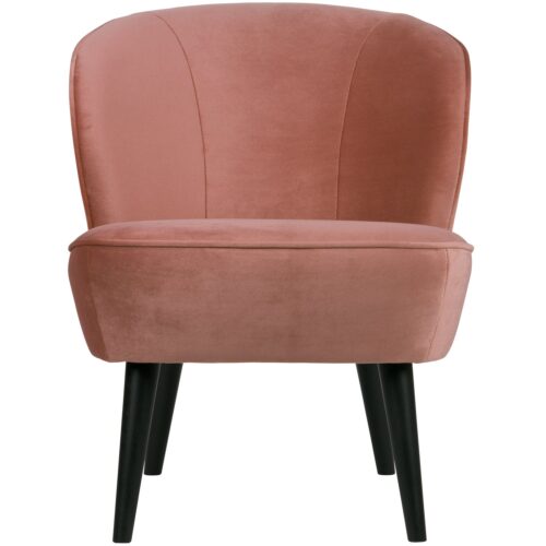 Fauteuil Sara Velvet - Oud Roze - Afbeelding 10