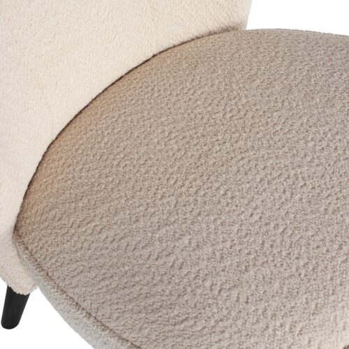Fauteuil Sara Bouclé - Creme - Afbeelding 9