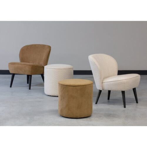 Fauteuil Sara Bouclé - Creme - Afbeelding 2