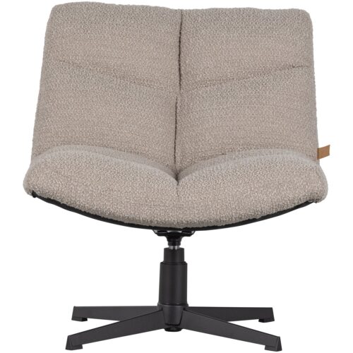 Draaifauteuil Vinny Bouclé - Zand - Afbeelding 10