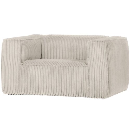 Fauteuil Bean Grove Ribstof - Naturel - Afbeelding 2