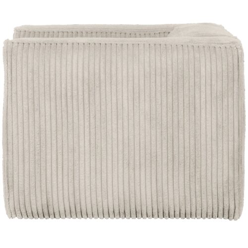 Fauteuil Bean Grove Ribstof - Naturel - Afbeelding 3