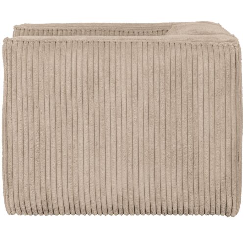 Fauteuil Bean Grove Ribstof - Travertin - Afbeelding 3