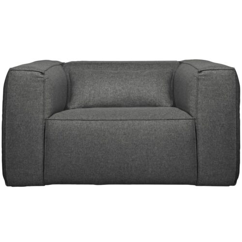 Fauteuil Bean met kussen - Middengrijs