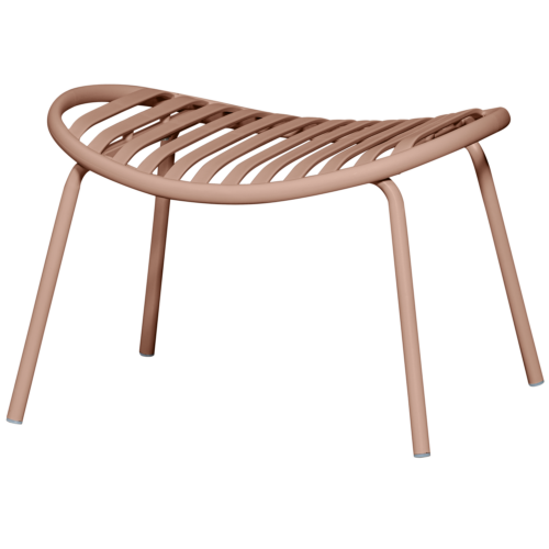 Tuin Fauteuil Bruce met hocker - zalm roze - Afbeelding 8
