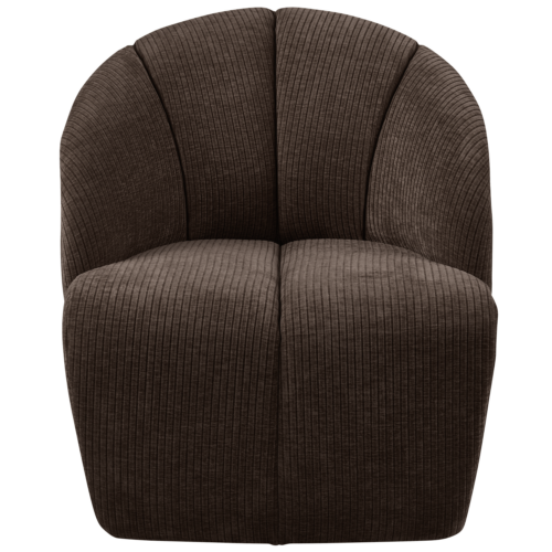 Draaifauteuil Mojo Geweven Rib - Bruin - Afbeelding 2