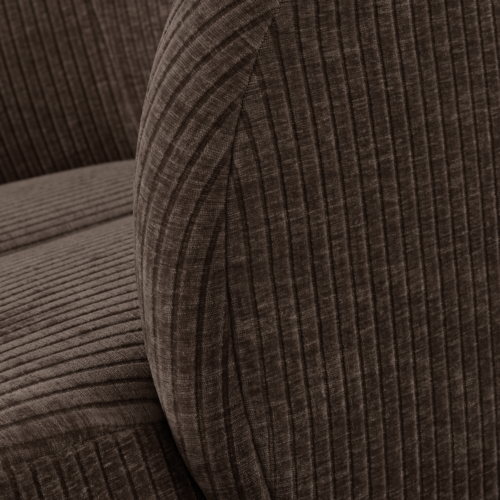 Draaifauteuil Mojo Geweven Rib - Bruin - Afbeelding 6