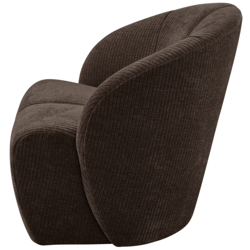 Draaifauteuil Mojo Geweven Rib - Bruin - Afbeelding 3