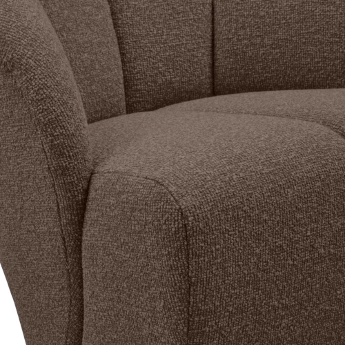 Draaifauteuil Mojo Bouclé - Bruin - Afbeelding 6