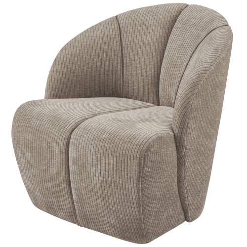 Draaifauteuil Mojo Geweven Rib - Zand