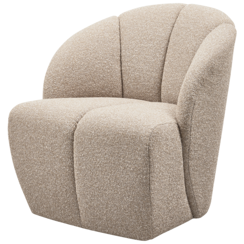 Draaifauteuil Mojo Bouclé - Beige