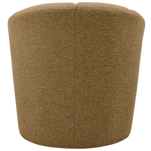 Draaifauteuil Mojo Bouclé - Geel Bruin - Afbeelding 5