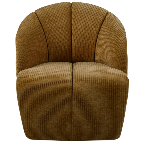 Draaifauteuil Mojo Geweven Rib - Honing Geel - Afbeelding 3