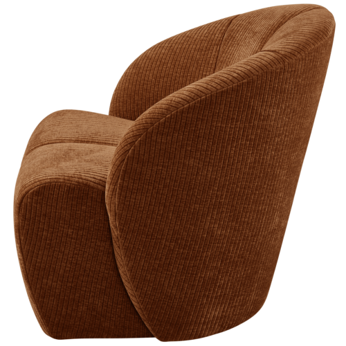 Draaifauteuil Mojo Geweven Rib - Roest - Afbeelding 3