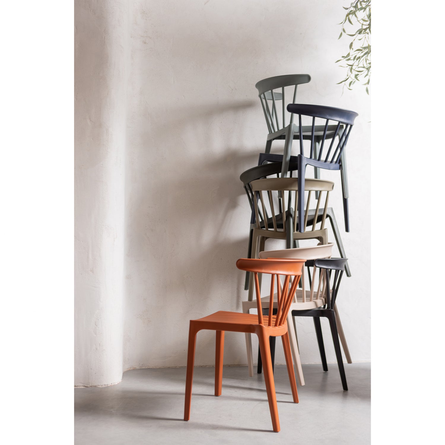 Tuin / Eetkamerstoel Bliss - Army Groen - Afbeelding 2