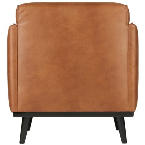 Fauteuil Statement met armleuning Lederlook  - Cognac - Afbeelding 4