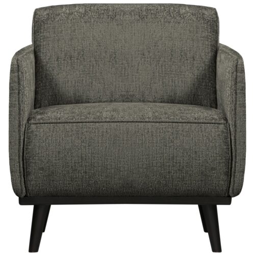 Fauteuil Statement met Armleuning Structure Velvet - Frost