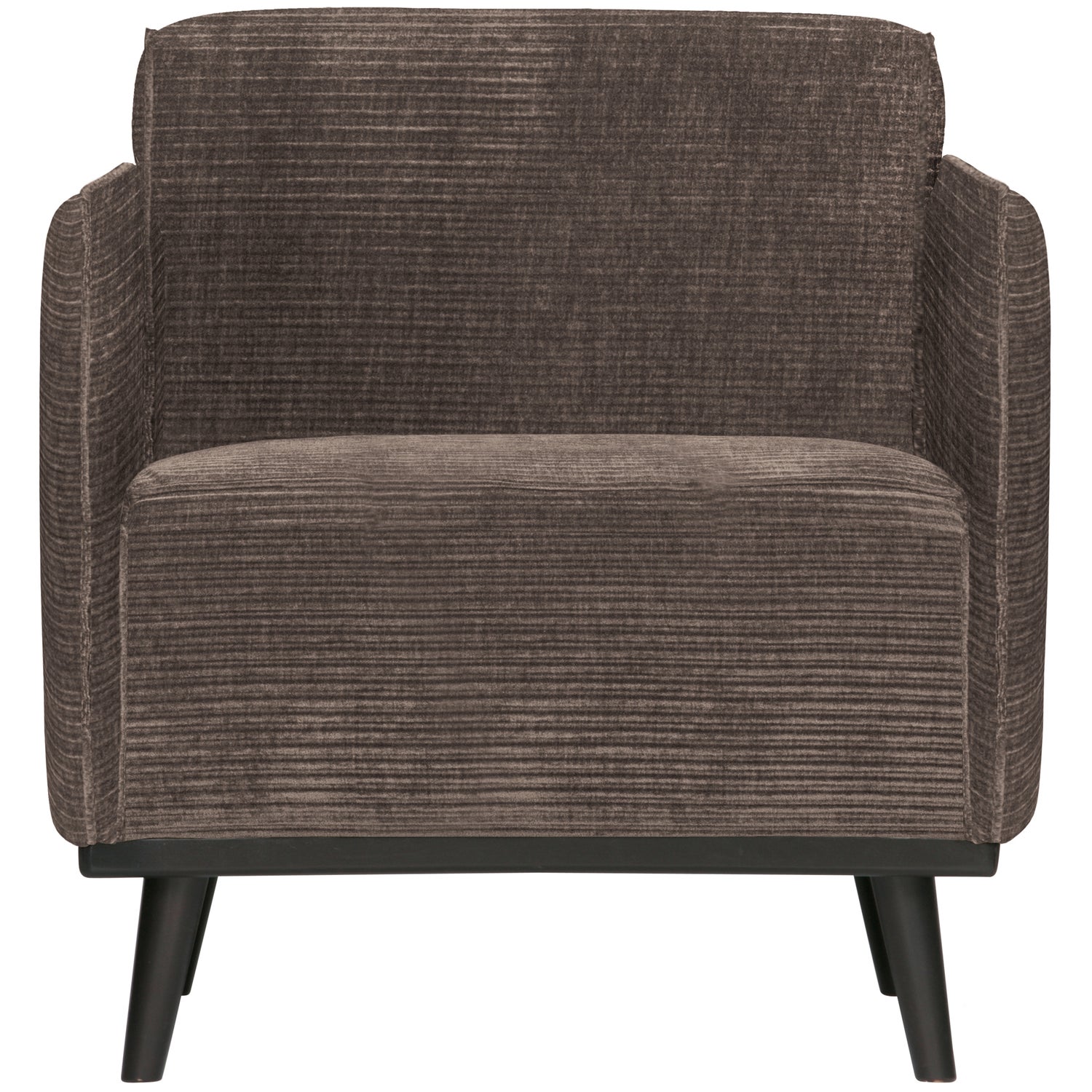Fauteuil Statement - Ribstof Taupe