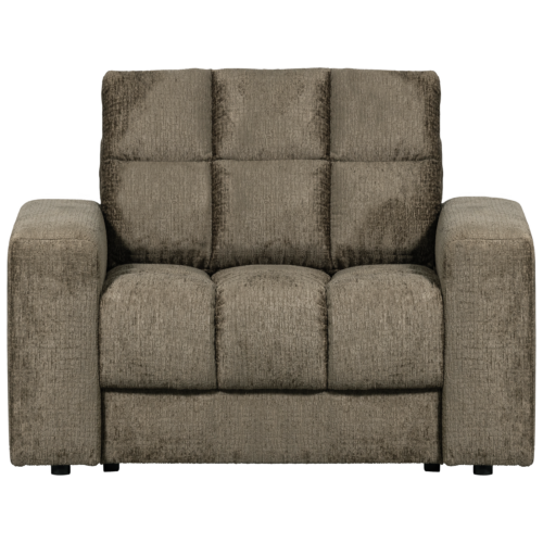 Second Date loveseat structure velvet 103 x 99 cm - Bonsai