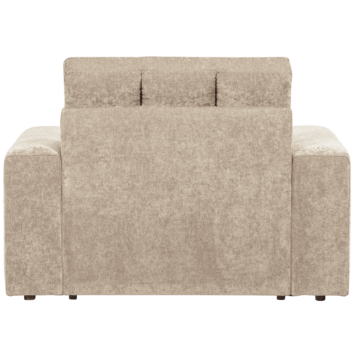 Second Date loveseat structure velvet 103 x 99 cm - Nougat - Afbeelding 2