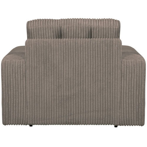 Second Date loveseat Grove ribstof 103 x 99 cm  - Mud - Afbeelding 2