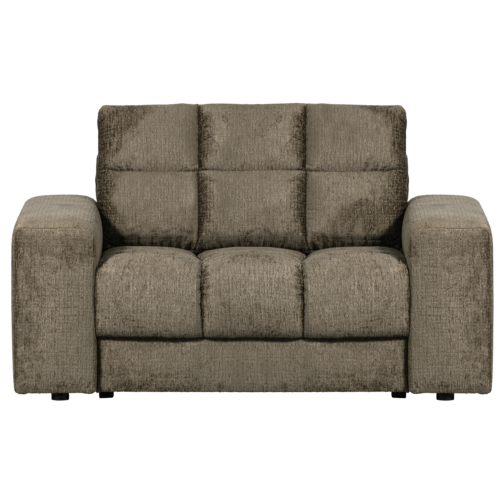 Second Date loveseat structure velvet 136 x 101 cm - Bonsai