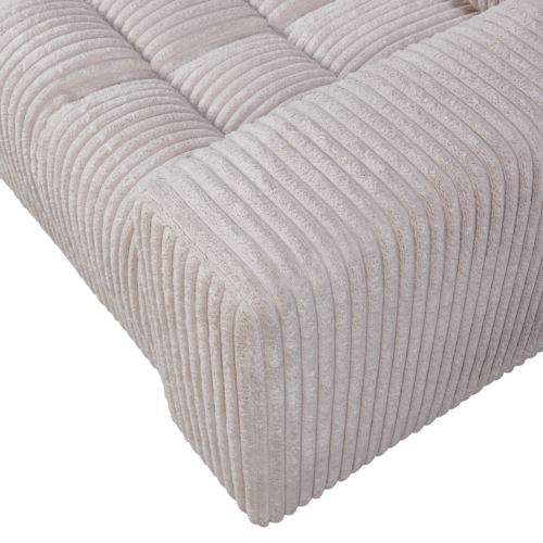 Second Date loveseat Grove ribstof 136 x 101 cm  - Naturel - Afbeelding 4