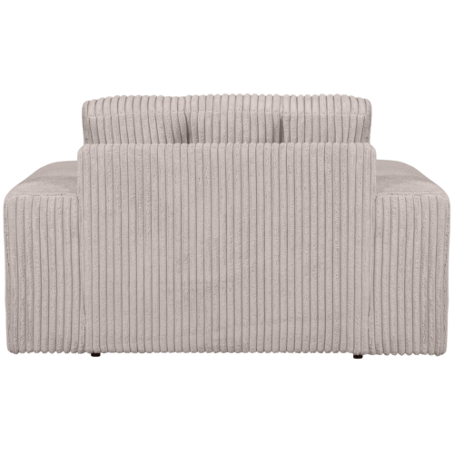 Second Date loveseat Grove ribstof 136 x 101 cm  - Naturel - Afbeelding 3