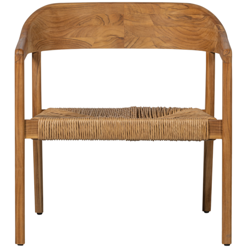Tuin Fauteuil Chena Teakhout en Wicker - Afbeelding 4