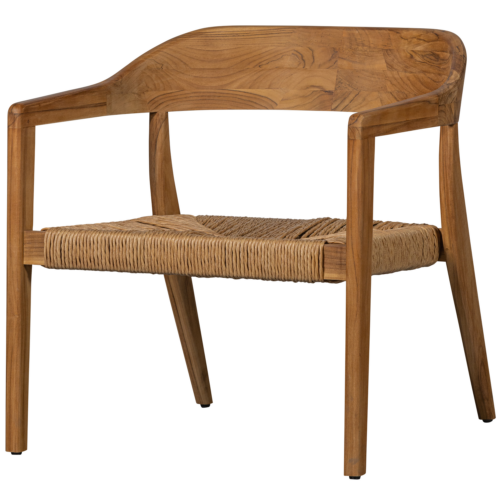 Tuin Fauteuil Chena Teakhout en Wicker
