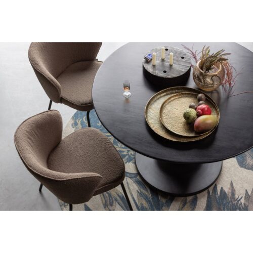 Eetkamerstoel Admit Bouclé - Nougat - Afbeelding 2
