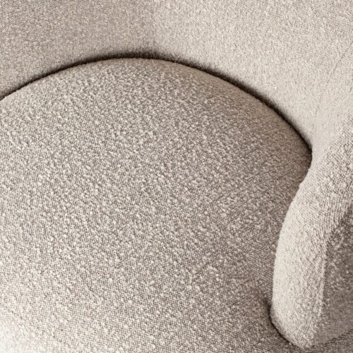 Draaifauteuil Woolly Bouclé - Naturel - Afbeelding 7