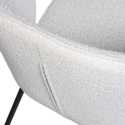 Eetkamerstoel Admit Bouclé - Naturel - Afbeelding 7