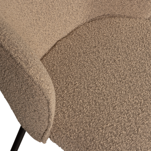 Eetkamerstoel Admit Bouclé - Beige - Afbeelding 2