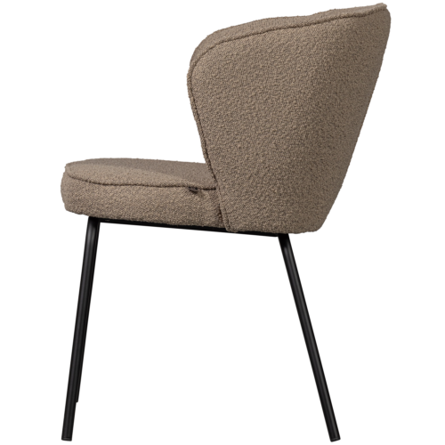 Eetkamerstoel Admit Bouclé - Beige - Afbeelding 5