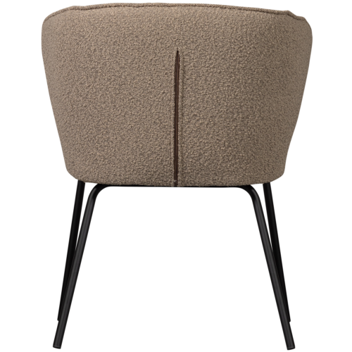 Eetkamerstoel Admit Bouclé - Beige - Afbeelding 6