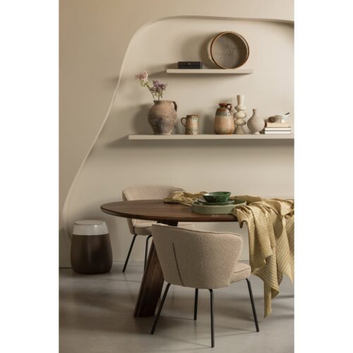 Eetkamerstoel Admit Bouclé - Beige - Afbeelding 3