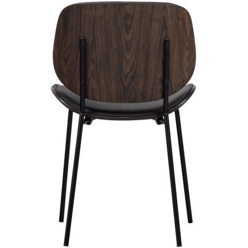 Eetkamerstoel Close Lederlook en Hout - Afbeelding 6