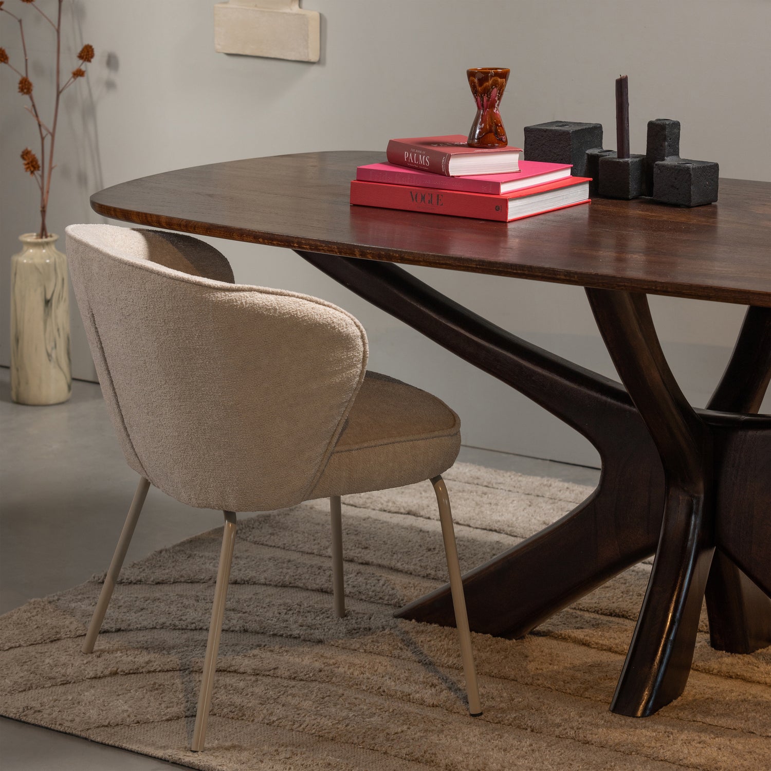 Eetkamerstoel Admit Geweven - Pebble - Afbeelding 2