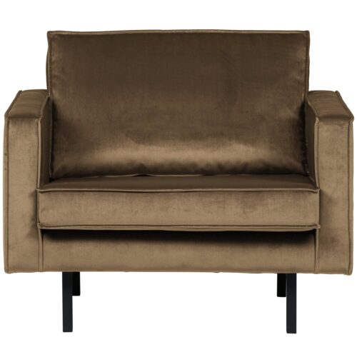 Fauteuil Rodeo Velvet - Taupe
