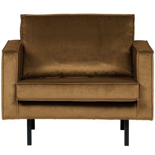Fauteuil Rodeo Velvet - Honing (geel)