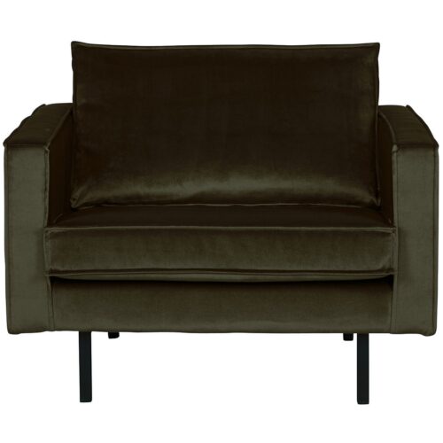 Fauteuil Rodeo Velvet - Donker Groen