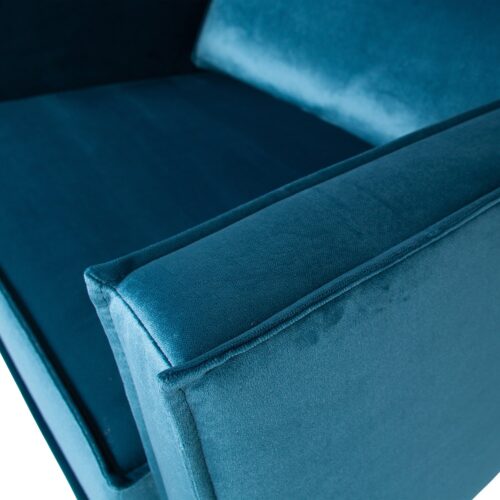 Fauteuil Rodeo Velvet - Blauw - Afbeelding 5