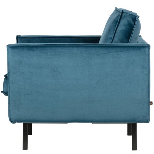 Fauteuil Rodeo Velvet - Blauw - Afbeelding 3