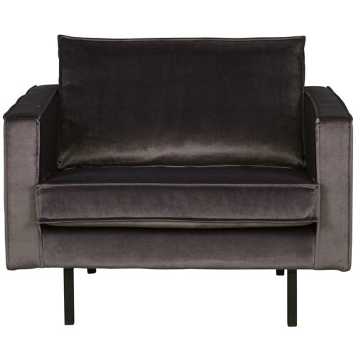 Fauteuil Rodeo Velvet - Antraciet