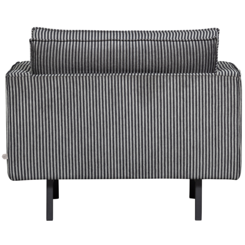 Fauteuil Rodeo Streep - Zwart Grijs - Afbeelding 3