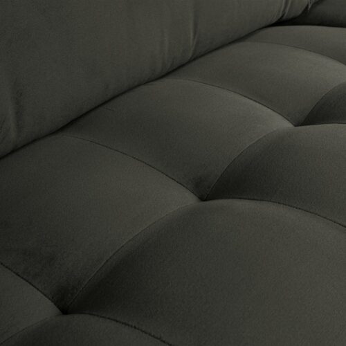 Rodeo classic bank 3-zits velvet antraciet - Afbeelding 4