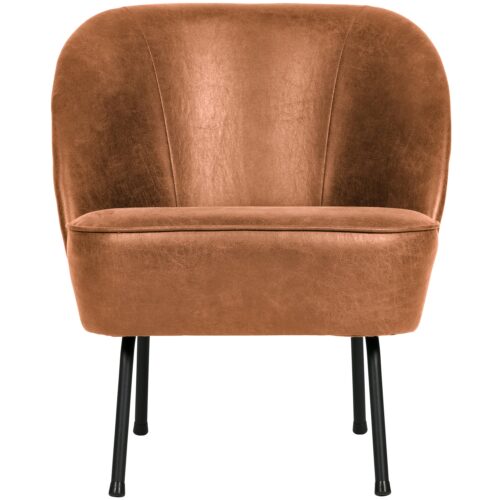 Fauteuil Vogue Leer - Cognac - Afbeelding 2