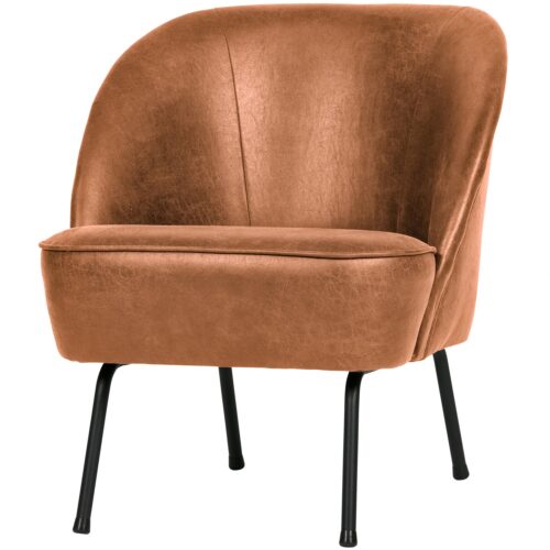 Fauteuil Vogue Leer - Cognac