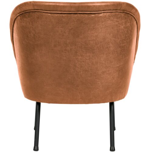 Fauteuil Vogue Leer - Cognac - Afbeelding 4